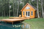 Woodhaven Cottage and dock area